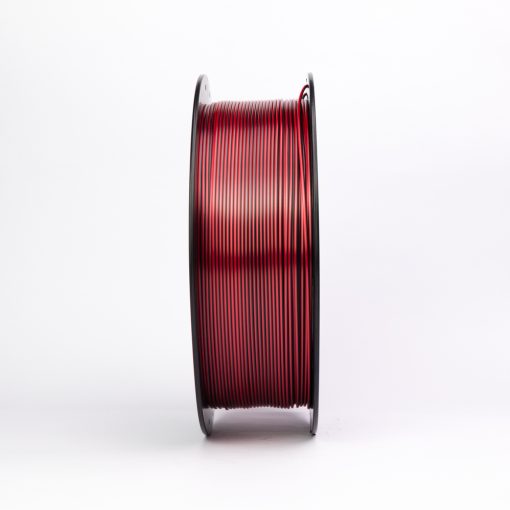 Imagem 2 de Filamento PLA Silk Duo Preto e Vermelho 1kg