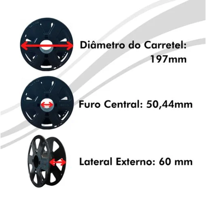 Imagem 4 de Filamento PLA Branco Gesso 1kg