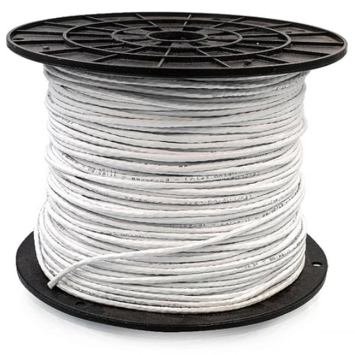 Cabo de Rede CAT6 BRANCO (ROLO)