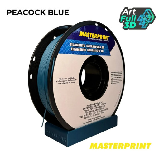 Master Print - Filamento PLA PEACOCK BLUE 1KG (1.75MM)