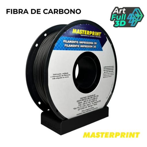 Master Print - Filamento PLA FIBRA DE CARBONO 1KG (1.75MM)