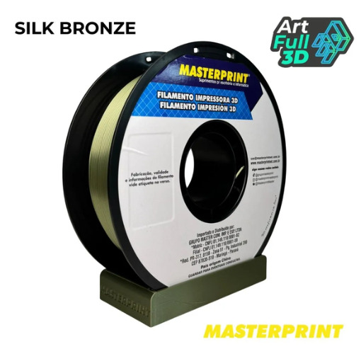 Master Print - Filamento PLA SILK BRONZE 1KG (1.75MM)