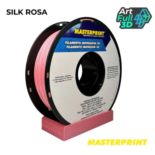 Master Print - Filamento PLA SILK ROSA 1KG (1.75MM)