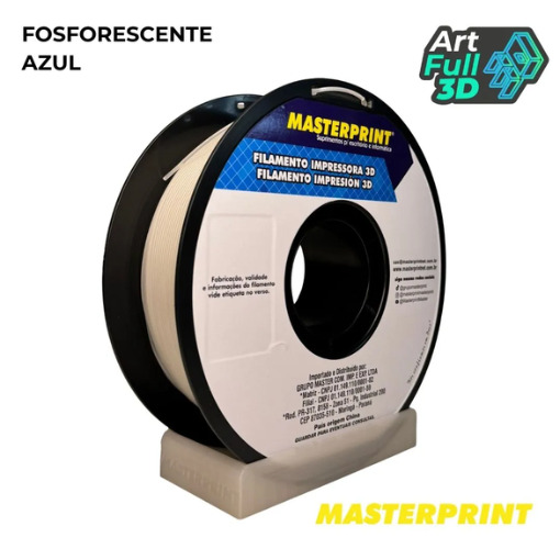 Master Print - Filamento PLA FOSFORESCENTE AZUL 1KG (1.75MM)