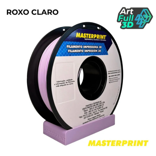 Master Print - Filamento PLA ROXO CLARO 1KG (1.75MM)