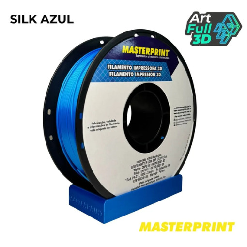 Master Print - Filamento PLA SILK AZUL 1KG (1.75MM)