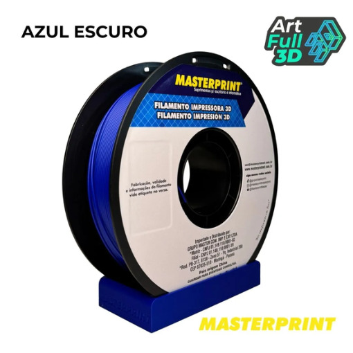 Master Print - Filamento PLA AZUL ESCURO - 1KG (1.75MM)