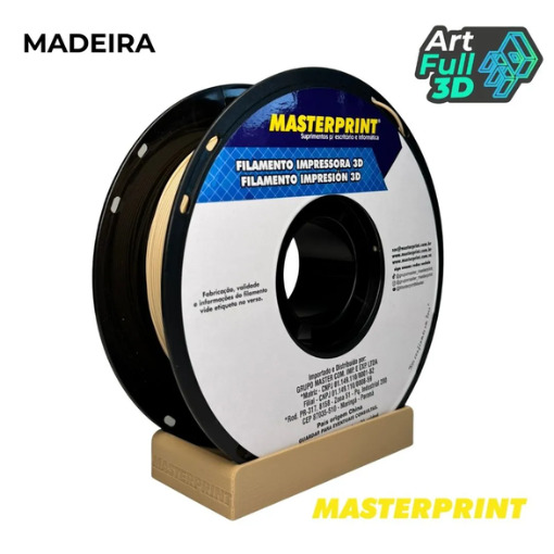 Master Print - Filamento PLA MADEIRA - 1KG (1.75MM)